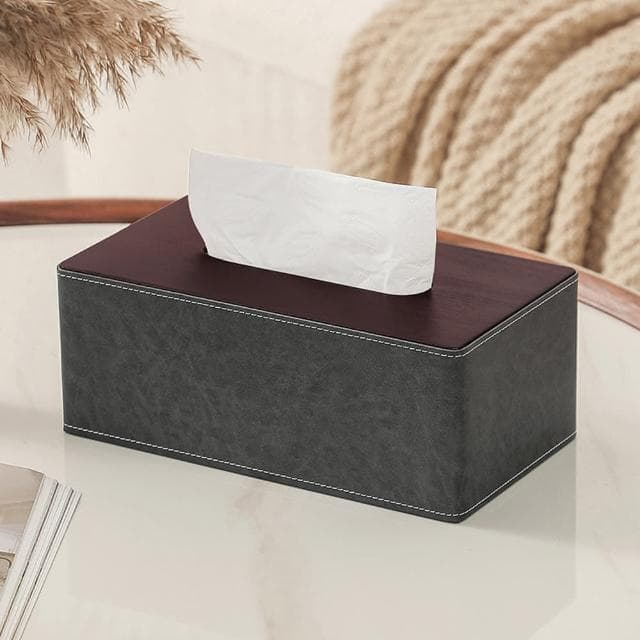 【巴芙洛】北歐高級PU皮革 面紙盒(面紙盒 加大/辦公室用品/紙巾盒/衛生紙/浴室面紙盒/交換禮物)