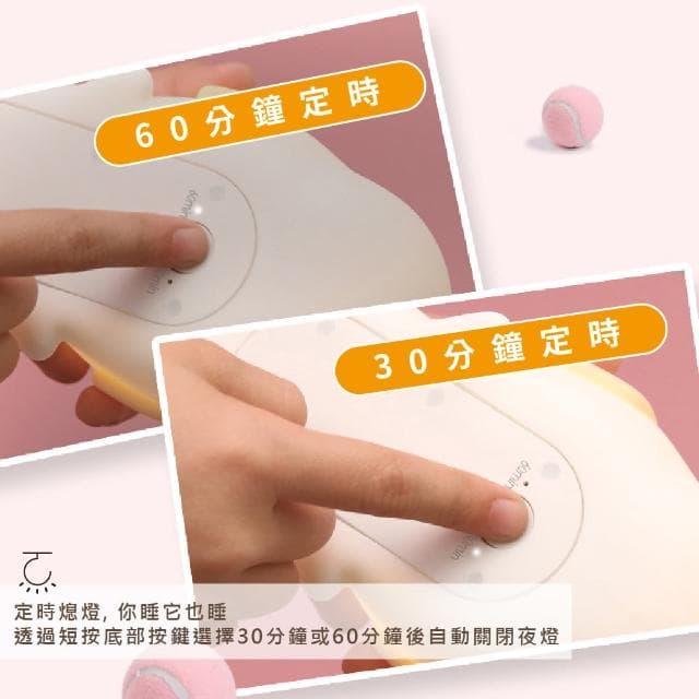 【小奶汪】可愛小狗LED矽膠伴睡燈(USB 可調光 定時關燈 造型床頭燈 氣氛燈 拍拍燈 小夜燈 禮物)