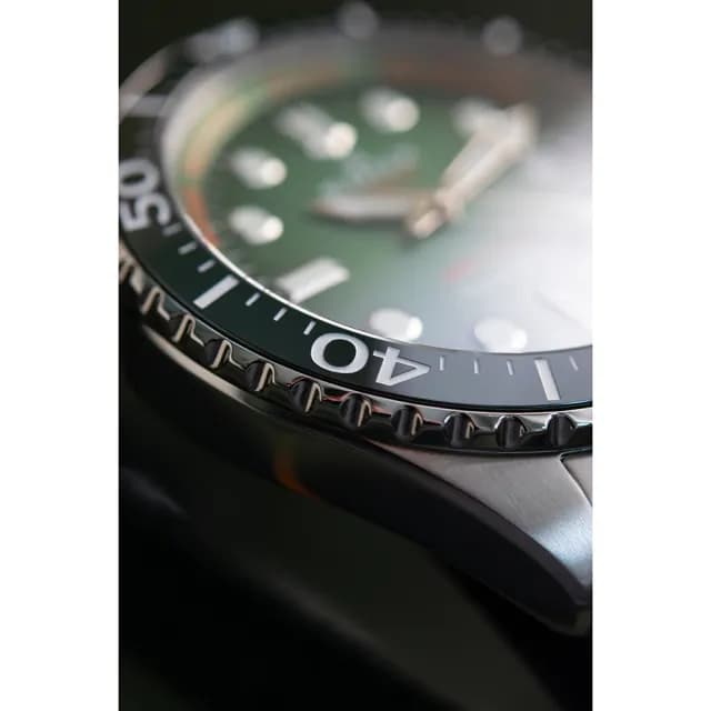 【EDOX 伊度】Neptunian 海神 68H超動能300米潛水機械錶-綠/42mm 送禮 禮物 推薦(E80801.3VM.VDN)