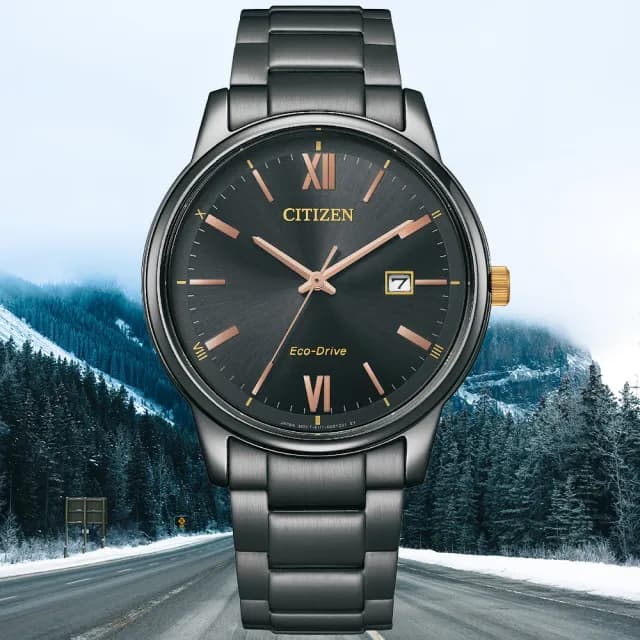 【CITIZEN 星辰】PAIR系列 光動能 簡約時尚腕錶 七夕 情人節 送禮 推薦(BM6976-72E)