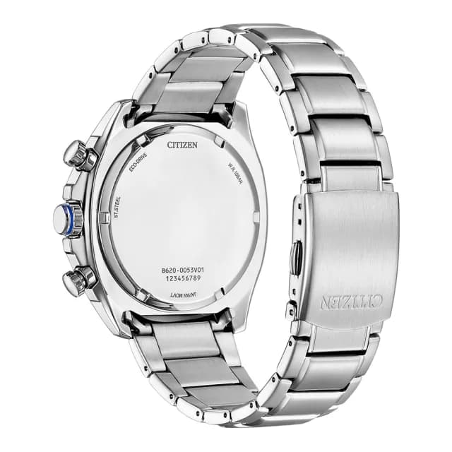 【CITIZEN 星辰】Chronograph系列 型男必備 光動能三眼計時腕錶 畢業禮物 送禮 推薦(CA4560-81L)