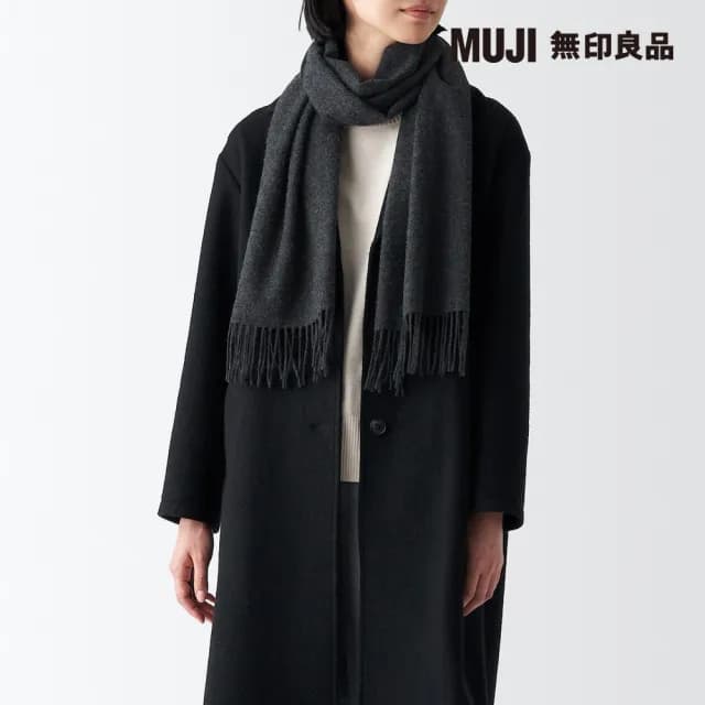 【MUJI 無印良品】羊毛織圍巾(共5色)