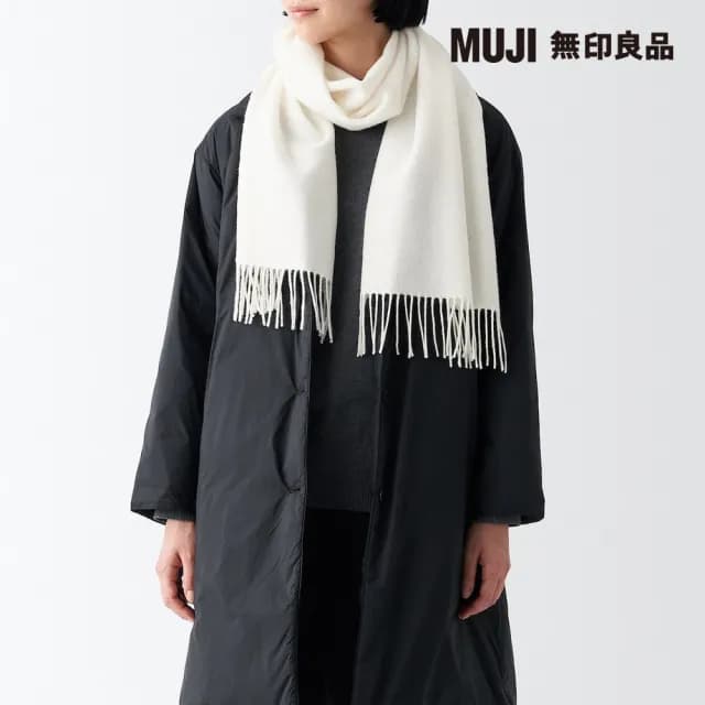 【MUJI 無印良品】羊毛織圍巾(共5色)