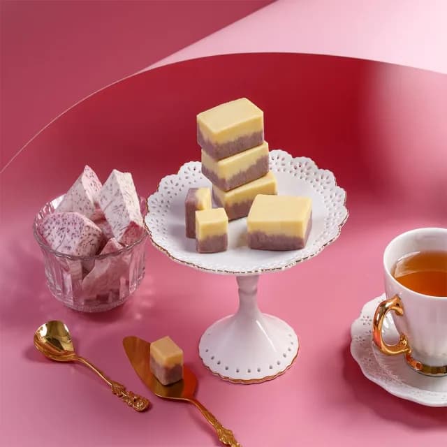 【和生御品】芋泥雙色綠豆黃10入禮盒(宮廷茶點 綠豆糕 傳統點心 下午茶)
