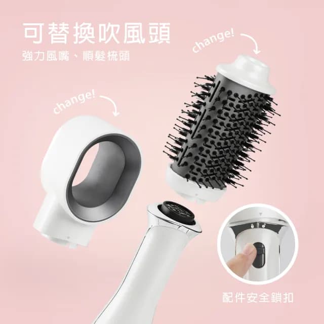 【kokomo】整髮吹風機/整髮梳/捲髮器/造型器(KO-HD2331)