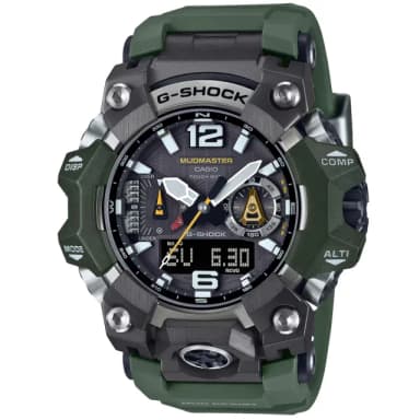 【CASIO 卡西歐】G-SHOCK MUDMASTER 太陽能 藍芽 多功能腕錶 母親節 禮物 推薦(GWG-B1000-3A)