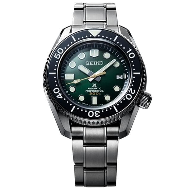 【SEIKO 精工】創業140周年紀念款 陶瓷圈 潛水機械腕錶 母親節 禮物 推薦(SLA047J1/8L35-01E0G)