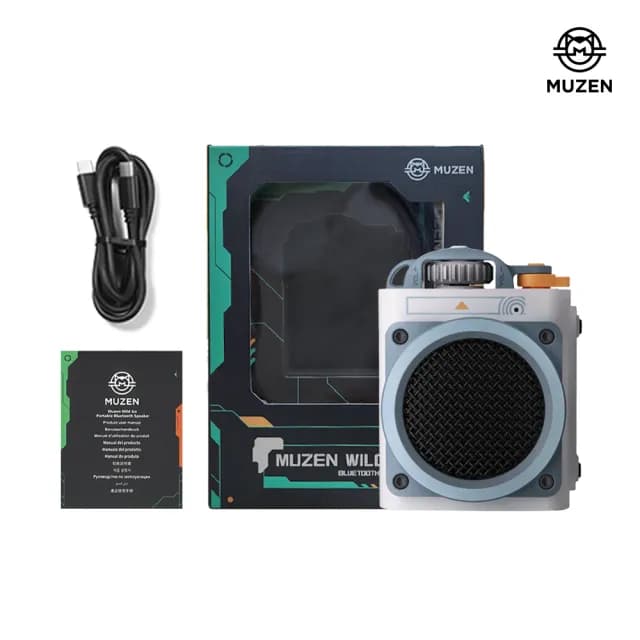 【MUZEN】Wild Go 可攜式戶外街頭藍牙喇叭(露營 街頭 戶外 滑板 登山 健行 IPX5防水 攜帶式 音響 情人節)