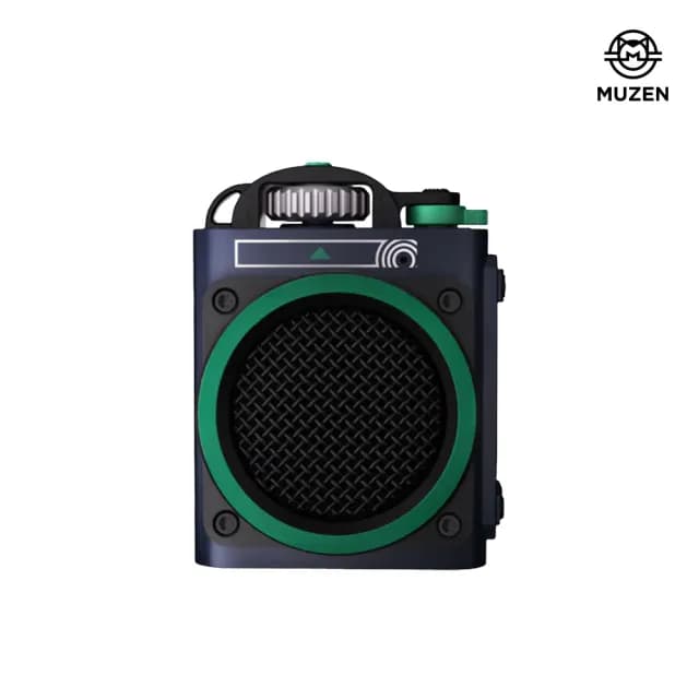 【MUZEN】Wild Go 可攜式戶外街頭藍牙喇叭-單寧藍(露營 街頭 戶外 滑板 登山 健行 IPX5防水 攜帶式 音響)