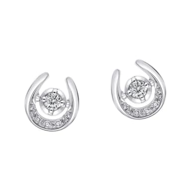 【Emperor Diamond 京華鑽石】18K金 共0.07克拉 鑽石耳環 Unique U獨特的妳III