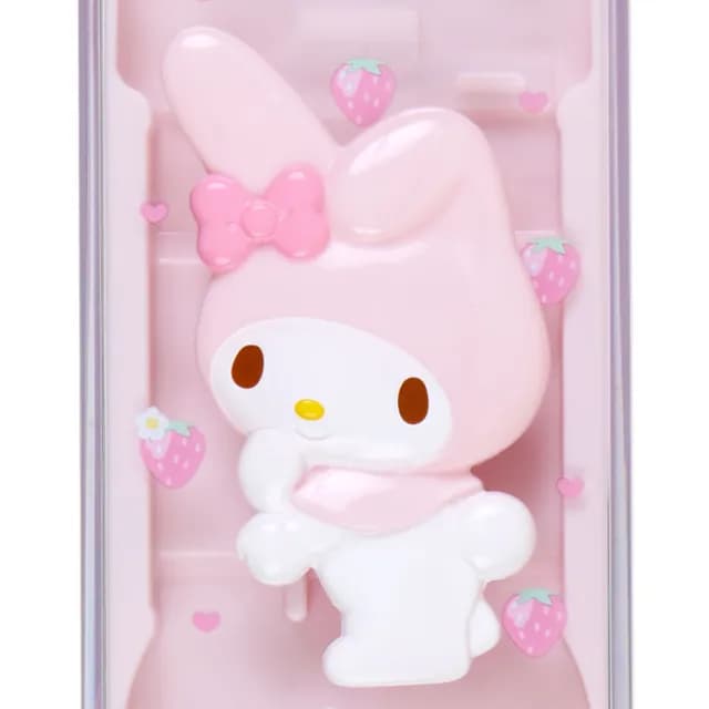 【SANRIO 三麗鷗】滑蓋式立體浮雕環保餐具組 餐具三件組 美樂蒂(餐具雜貨)