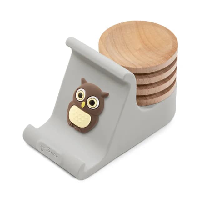 【Bone 蹦克】逗扣手機架擴香台 企鵝/鴨子/貓咪/麋鹿/貓頭鷹(香氛小幫手 香氛 精油 療癒小物 2024送禮推薦