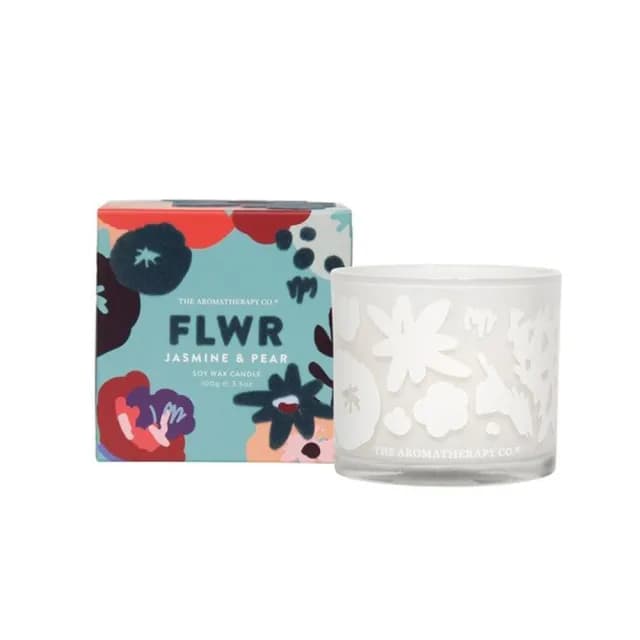 【Aromatherapy Co】FLWR 系列 Pear & Jasmine 茉莉花梨 100g 香氛蠟燭