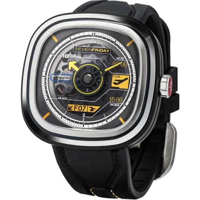 【SEVENFRIDAY】RUNWAY 限量航空 自動上鍊機械錶 送禮 禮物 推薦(T3/02)