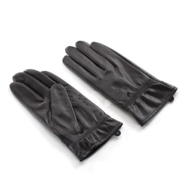 【米蘭精品】真皮手套羊皮手套(秋冬防寒時尚男手套情人節生日聖誕節交換禮物53m4)
