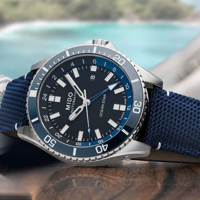 【MIDO 美度 官方授權】Ocean Star 海洋之星 GMT雙時區 200米潛水機械錶(M0266291705100)