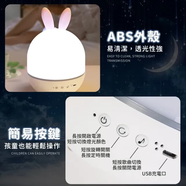 【指選好物】精靈小夜燈(投影燈/音樂燈/照明燈/星空燈/交換禮物/情人節禮物/LED燈)