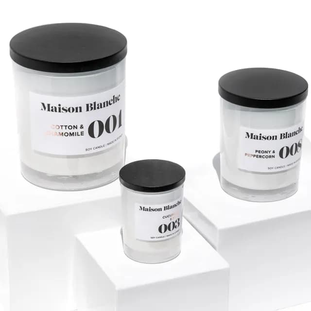 【Maison Blanche】玫瑰＆琥珀 Rose & Amber 200g 香氛蠟燭