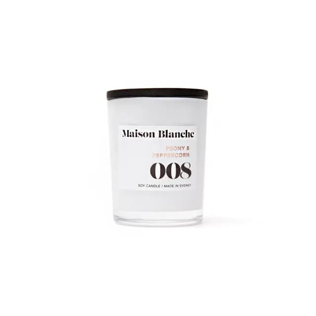【Maison Blanche】牡丹＆胡椒 Peony & Peppercorn 60g 香氛蠟燭