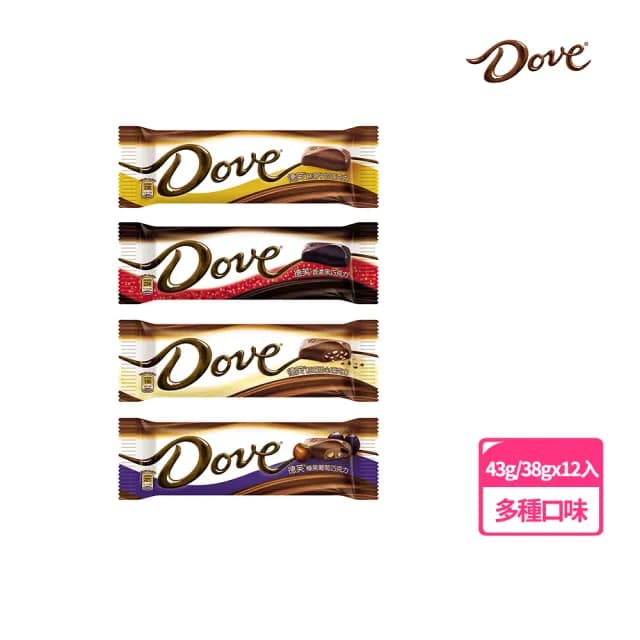 【Dove 德芙】巧克力 12入 零食/點心