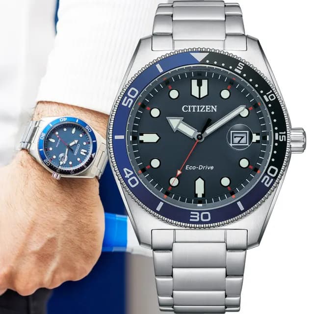 【CITIZEN 星辰】GENTS Eco-Drive光動能 大膽玩色潮流男錶 手錶 畢業 禮物 推薦(AW1761-89L/43mm)