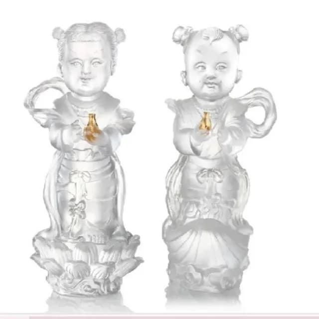 【琉璃工房 LIULI】善財童子&寶珠龍女 結婚禮物/生日禮物/入厝禮(喬遷禮物/結婚禮物/琉璃工房LIULI)