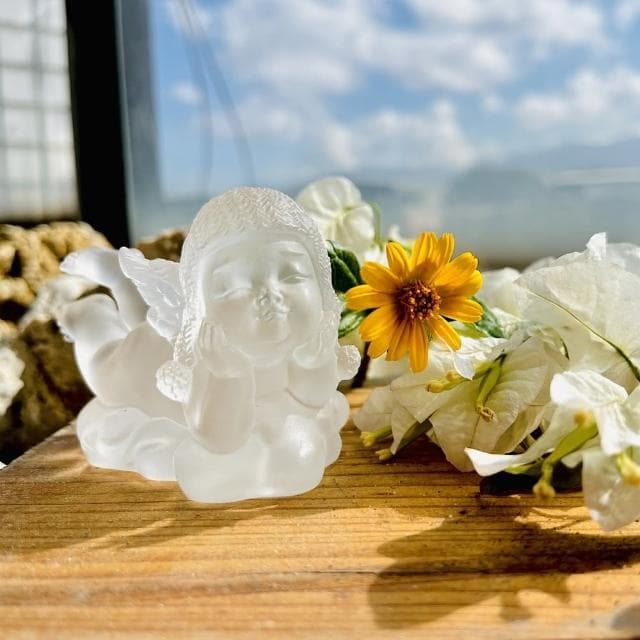【琉璃工房】What a Wonderful World 愛作夢天使 珍藏版(生日/節日/退休/結婚禮物/擺飾/琉璃工房LIULI)