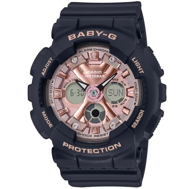 【CASIO 卡西歐】BABY-G 街頭時尚雙顯腕錶 雙11 特惠 推薦(BA-130-1A4)