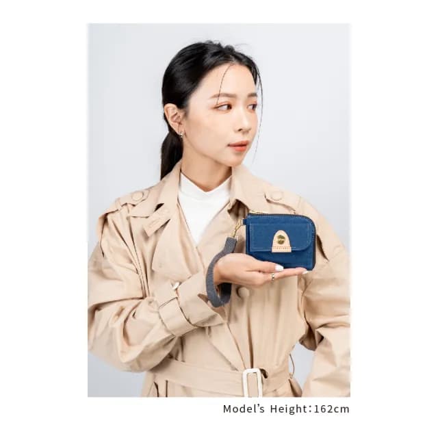 【satana】速達★Soldier 趣遊多隔層零錢包/卡片包/鑰匙包/萬用包(海軍藍色)