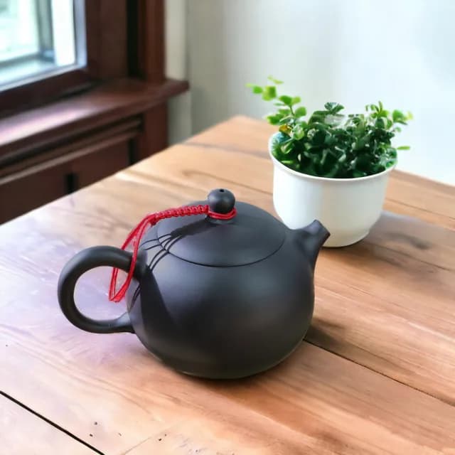 【台灣製造】小西施壺150ml 紫砂黑 段泥黃(鶯歌 紫砂 段泥黃 泡茶壺 茶具 茶壺)