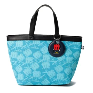 【Munsingwear】母親節禮物 官方直營 企鵝牌 女款寶藍色超好裝質感印花保冷袋 MLRE0A55