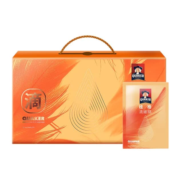 【QUAKER 桂格】滴雞精禮盒52ml×9包×1盒(共9包 中秋節禮盒/送禮推薦)