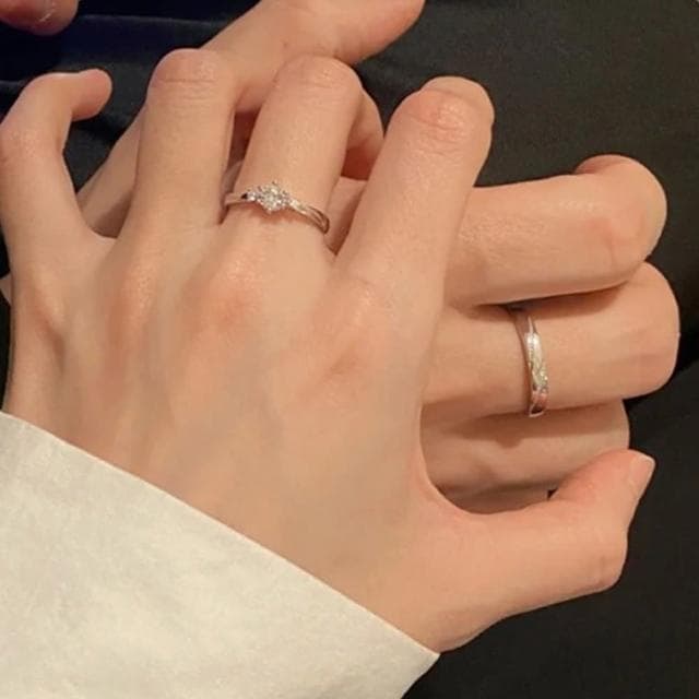 【KT DADA】母親節禮物 情侶對戒 結婚戒指 戒指 純銀戒指 鑽石戒指 求婚戒指 對戒 指環 紀念禮物 情侶戒指