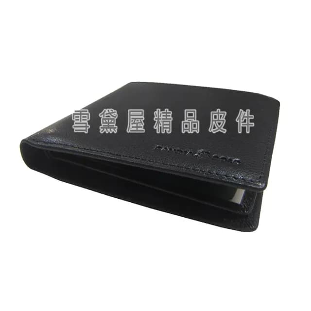 【SNOW.bagshop】情人節禮物 真皮包包  短夾專櫃男仕短夾100%進口軟牛皮革(標準尺寸活動證件夾附品牌禮盒)
