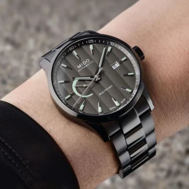 【MIDO 美度】官方授權 Multifort 動力儲存機械錶-42mm 手錶 送禮 推薦(M0384243306100)