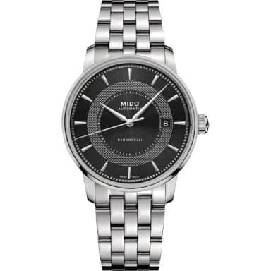 【MIDO 美度】官方授權 Baroncelli 永恆系列機械錶-39mm 手錶 送禮 推薦(M0374071105101)