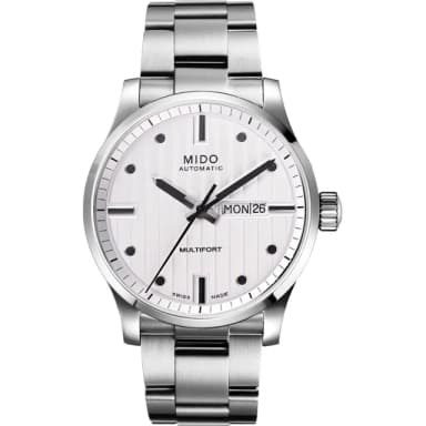 【MIDO 美度】官方授權 Multifort系列經典鋼帶機械錶 手錶 送禮 推薦(M0054301103180)
