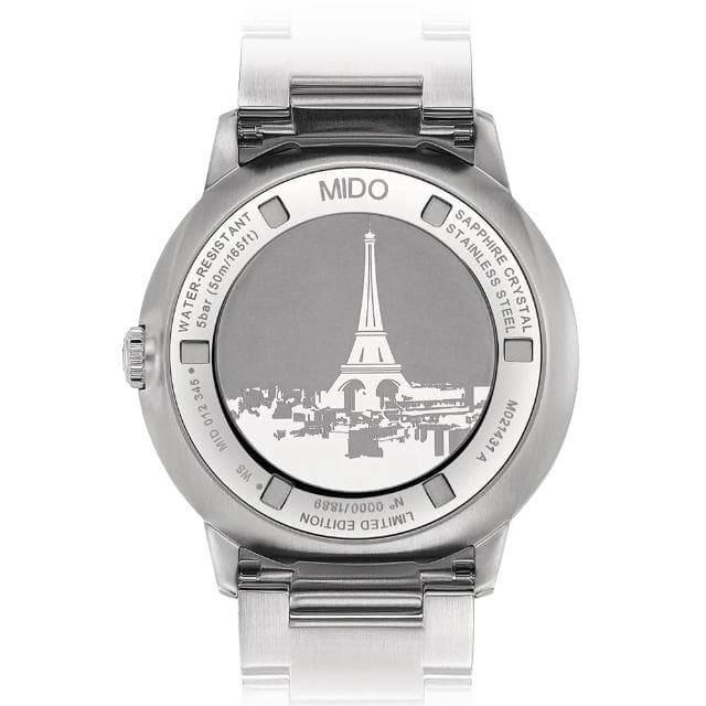 【MIDO 美度】官方授權 COMMANDER 香榭系列20周年限量機械錶-40mm 520禮物 送禮 手錶(M0214311106102)