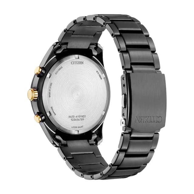 【CITIZEN 星辰】Chronograph系列 三眼計時光動能腕錶 七夕 情人節 送禮 推薦(CA4536-86X)