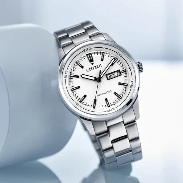 【CITIZEN 星辰】限量 Mechanical系列 Day-Date 日曆機械腕錶 七夕 情人節 送禮 推薦(NH8400-87A)