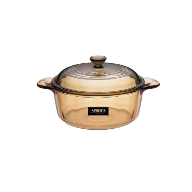 【CorelleBrands 康寧餐具】1.25L晶彩透明鍋