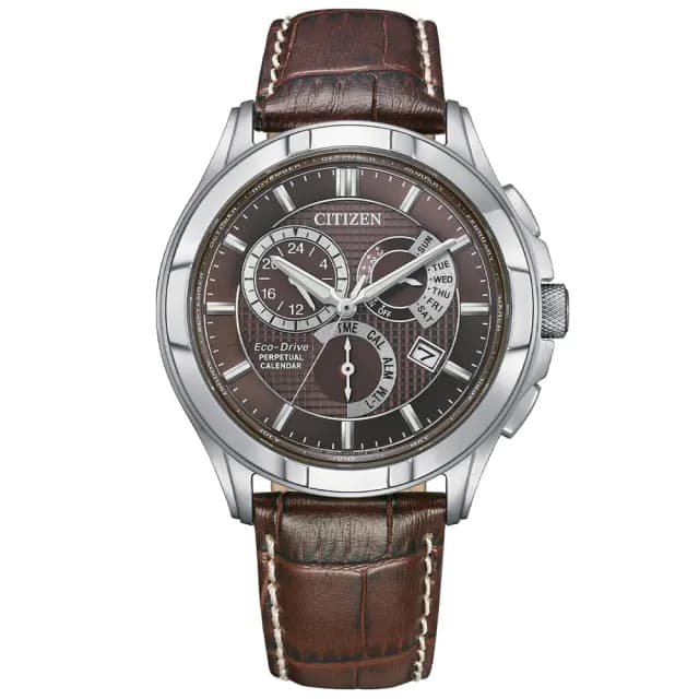 【CITIZEN 星辰】GENTS系列 萬年曆 光動能年曆腕錶 畢業禮物 送禮 推薦(BL8160-07X)