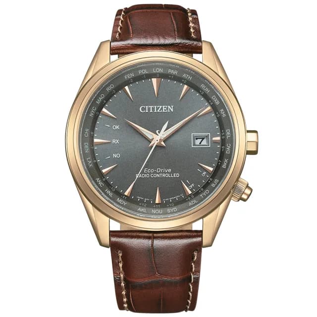 【CITIZEN 星辰】GENTS系列 電波對時 光動能腕錶 畢業禮物 送禮 推薦(CB0273-11H)