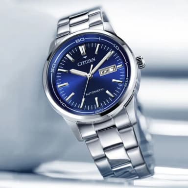 【CITIZEN 星辰】Mechanical系列 Day-Date 星期日期顯示 機械腕錶 畢業禮物 送禮 推薦(NH8400-87L)
