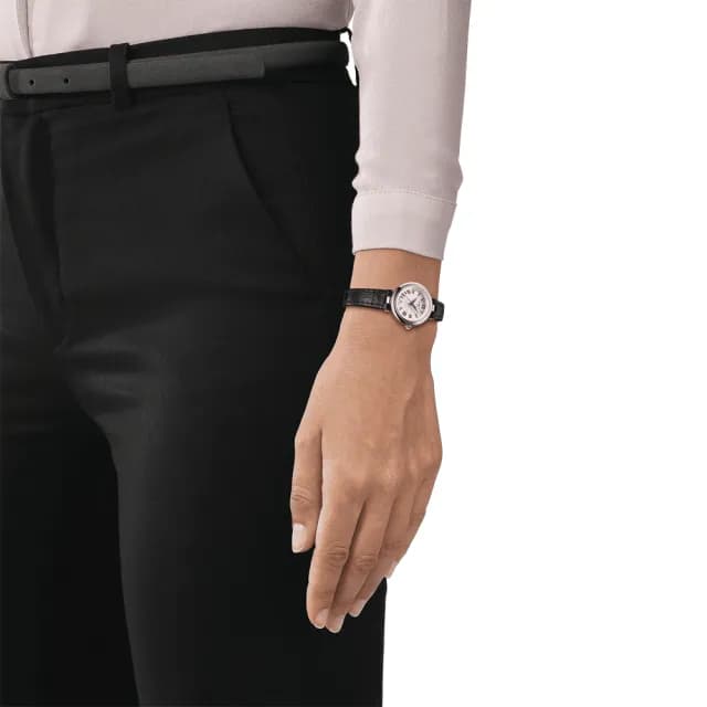 【TISSOT 天梭 官方授權】BELLISSIMA SMALL LADY 羅馬石英女錶 手錶 送禮 推薦(T1260101601300)