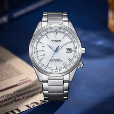 【CITIZEN 星辰】GENTS 萬年曆 Eco-Drive光動能電波對時 腕錶 手錶 畢業 禮物 推薦(CB0270-87A)