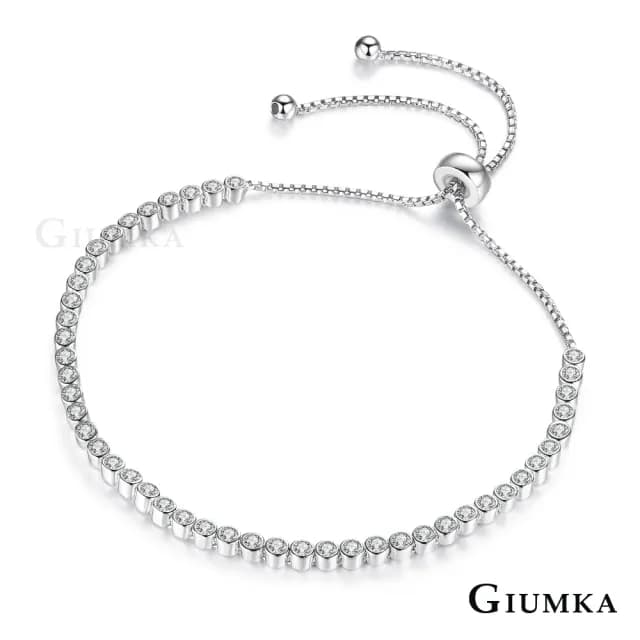 【GIUMKA】純銀手鍊．簡約時尚．滑扣手鏈．情人節禮物(MHS06078)