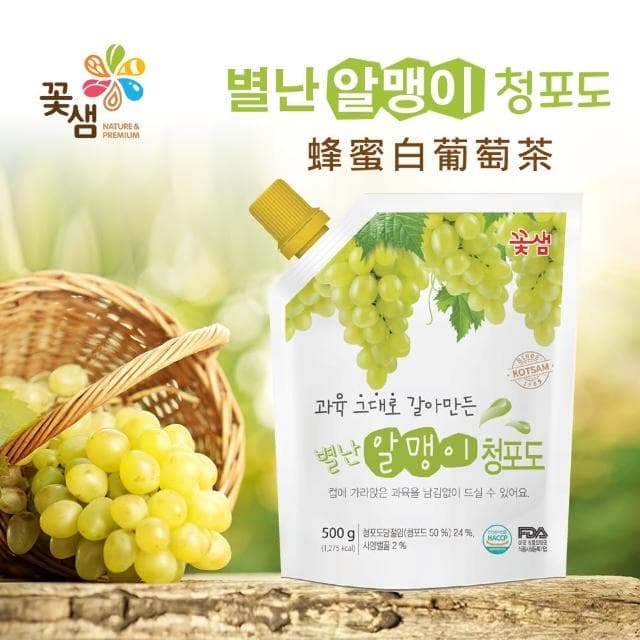 【韓味不二】韓國花泉袋裝蜂蜜果醬茶4入禮盒 含運價(送禮推薦/年節禮盒/春節禮盒)