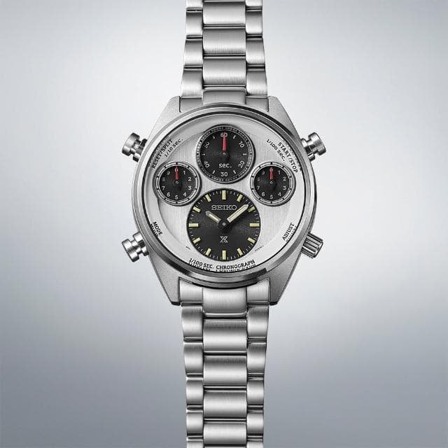 【SEIKO 精工】PROSPEX 製錶110週年 限量 太陽能計時腕錶 母親節 禮物 推薦(SFJ009P1/8A50-00D0S)
