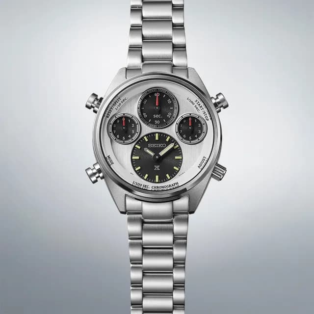 【SEIKO 精工】PROSPEX 製錶110週年 限量 太陽能計時腕錶 父親節 禮物  送禮 推薦(SFJ009P1/8A50-00D0S)